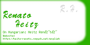 renato heitz business card